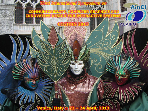 CCGIDIS 2013 :: Venice, Italy :: 23 - 24, April 2013